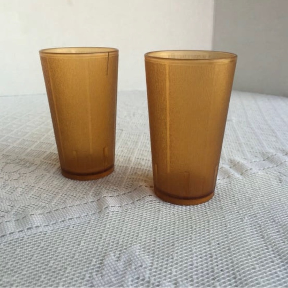 Amber Juice Tumblers